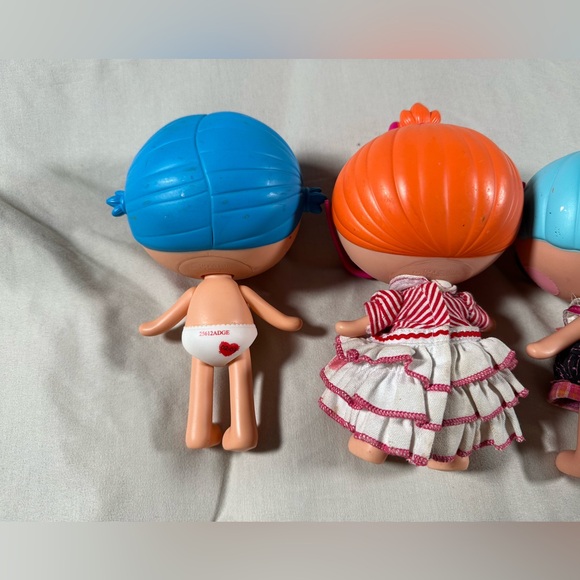 Lalaloopsy 7” Little Sister Dolls Lot Of 4 Dressed / Undressed Bundle - Picture 9 of 16
